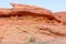 Unique Erosion And Striations In Desert Rock