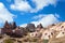 Unique geological formations in Cappadocia, Turkey