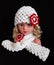 Unique Hand crocheted hat and scarf set.