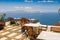 Unique hotels of Santorini overlloking the Adriatic