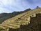 A unique and interesting view of the ancient Inca site of Machu