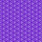 Unique kaleidoscope design of continuous pattern in violet