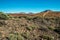 Unique landscape of Teide National Park and view of Teide Volcano peak. Tenerife Island