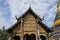 Unique Lanna architecture detail at Wat Phra That Lampang Luang in Lampang province