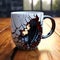 Unique Mug With Broken Pieces And Hyper-detailed Renderings