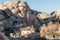 Unique natural rock formation at the Joshua Tree National Park, Southern California