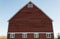 Unique red barn from the windows up