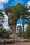 Unique rock formations in La Ciudad Encantada or Enchanted City natural park near Cuenca, Castilla la Mancha, Spain