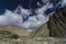 Unique rocky mountains on Leh Manali road, Ladakh,india