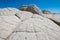 Unique sandstone formation in white pocket, vermilion cliffs national monument, arizona, USA