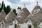 Unique small South Italia city Alberobello with antient stones c