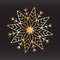 unique snowflake christmas vector design for brochure banner card sticker