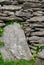 A unique stone fence in Ireland