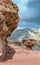 Unique stone formations in Timna geological park