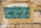 Unique street name sign on a wall in Jerusalem