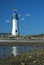 Unique Tower of Scituate Harbor Lighthouse in Massachusetts