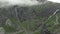 Unique view of Trollstigen Road in clouds, Norway