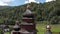 Unique wooden church in Transcarpathia, Ukraine.