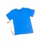 Unisex blue t-shirt on a white background