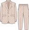 Unisex Corporate Wear Blazer and Pant Two Piece Suit