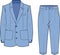 Unisex Corporate Wear Blazer and Pant Two Piece Suit