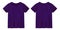 Unisex purple t shirt mock up. T-shirt design template