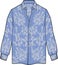 Unisex Wear Aloha Floral Resort Wear Shirt Vector