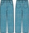 UNISEX WEAR DENIM JEANS PANT