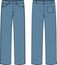 Unisex Wear Denim Jeans Pant