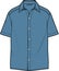 Unisex Wear Dress Shirt Vector