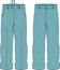 UNISEX WEAR FLARED PANT VECTOR