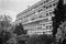 Unite d Habitation in Marseille black and white