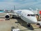 United Airlines Boeing 787 at gate