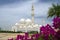 The United Arab Emirates. Abu Dhabi. The white mosque.