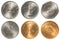 United Arab Emirates dirham coins collection set