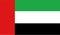 United Arab Emirates flag vector. Illustration of UAE flag