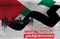 United Arab Emirates UAE National Day Logo, with an inscription in Arabic translation Spirit of the union, National Day