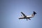 United Express Landing Gear Down