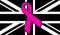 United Kingdom awareness concept. No one fights alone Breast Can