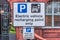 United Kingdom, Durham - July 17, 2022: Electric vehicle recharging point only. Sutentability concept