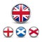 United Kingdom flag -England, Scotland, Ireland. Union Jack
