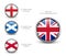 United Kingdom flag -England, Scotland, Ireland. Union Jack