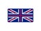 United Kingdom flag linear style. Sign Britain. National Symbol
