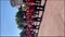 United Kingdom, London - July 29, 2022: Video of band at the changing the Guard in front of the Royal Buckingham Palace