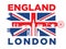 United Kingdom&London silhouette