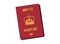 United Kingdom passport vector illustration