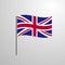United Kingdom waving Flag