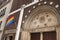 A United Methodist Church, with an LBTG Flag