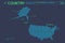 United States of America, Alaska, Hawaii Vector Maps