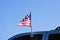 United States of America car window flag